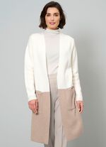 Long-Strickjacke mit Kaschmir 