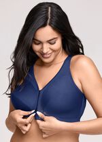 Glamorise St&uuml;tz-BH mit praktischem Vorderverschluss MARINE