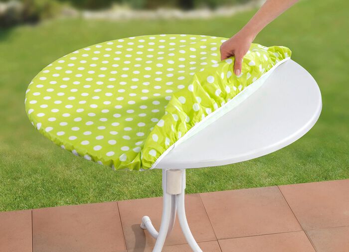 Abwaschbare Spann-Tischdecke 