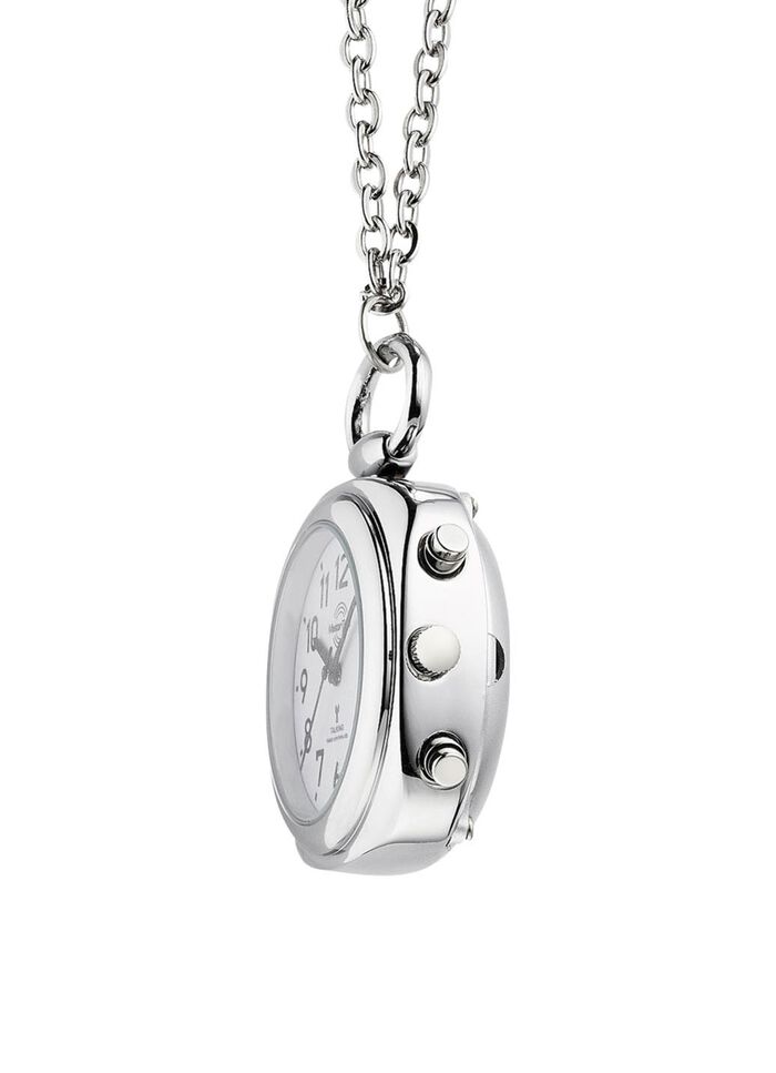 Funk-Anh&auml;ngeruhr mit sprechender Zeitansage auf Knopfdruck 