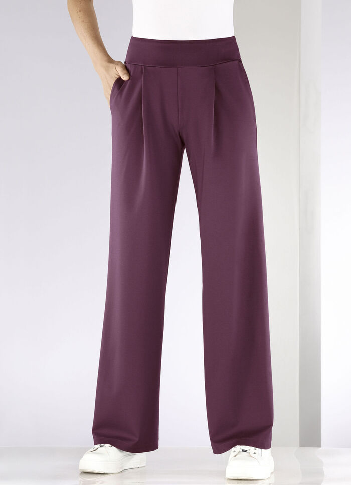 Hose mit weitem Beinverlauf BORDEAUX