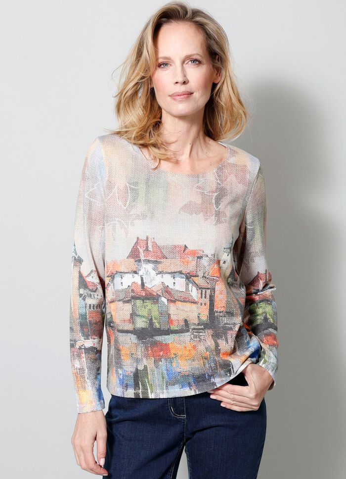 Pullover in Feinstrick 