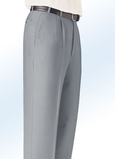 "Klaus Modelle"-Hose mit seitlichen Paspeltaschen 