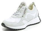 Waldläufer Sneaker mit frecher Glitzer-Applikation EISGRAU-WEISS