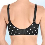 Schwarzer BH mit wei&szlig;em Punktedessin 