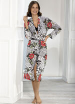 Hausmantel in Kimono-Form 