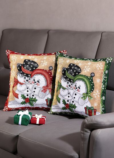 Kissenbezüge, 2-er Set, mit Reißverschluss 