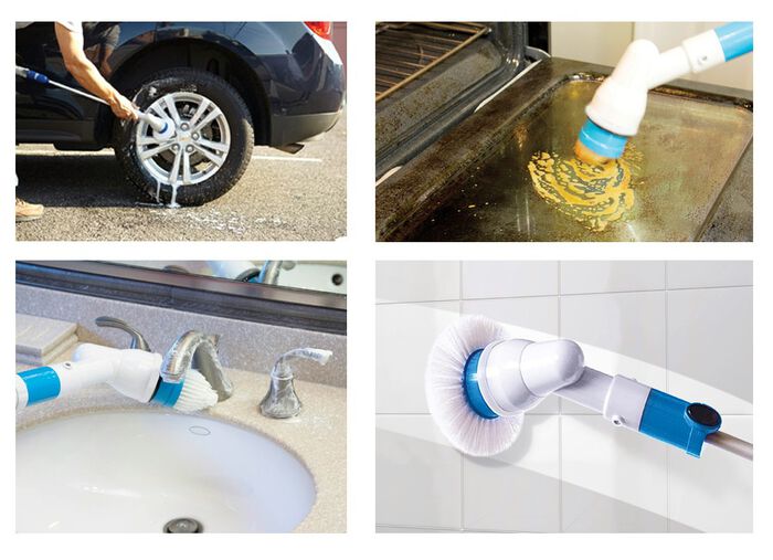 Hurricane Spin Scrubber Akku-Reinigungsb&uuml;rste 