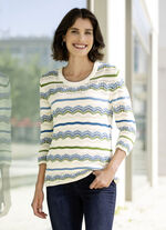 Pullover in Ringeldessin 