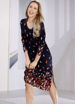 Laurina-Nachthemd mit Elastan und Bordürendruck 