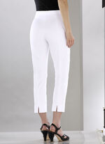 Soft-Stretch-Hose in 7/8-Länge WEISS