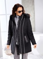 Jacke mit Kontrastpaspelierungen 