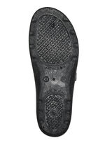 Zweierpack klassische Damen-Pantoletten, Weite H, mit Klettverschluss 1X WEISS, 1X SCHWARZ