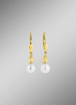 Ohrringe mit S&uuml;&szlig;wasser-Zuchtperlen 