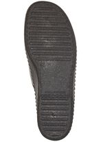 Klassische Herren-Pantoletten, mit anatomisch geformtem Fu&szlig;bett SCHWARZ