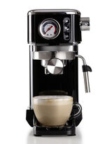 Ariete Espressomaschine moderna im Retro-Design SCHWARZ