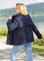 Jacke in Trench-Optik DUNKELBLAU
