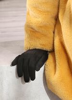 Handschuh mit edel funkelnden Glitzer-Applikationen SCHWARZ