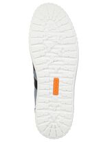 Sportliche Damen-Schnürschuhe, Weite H, mit herausnehmbarem Fußbett BLAU