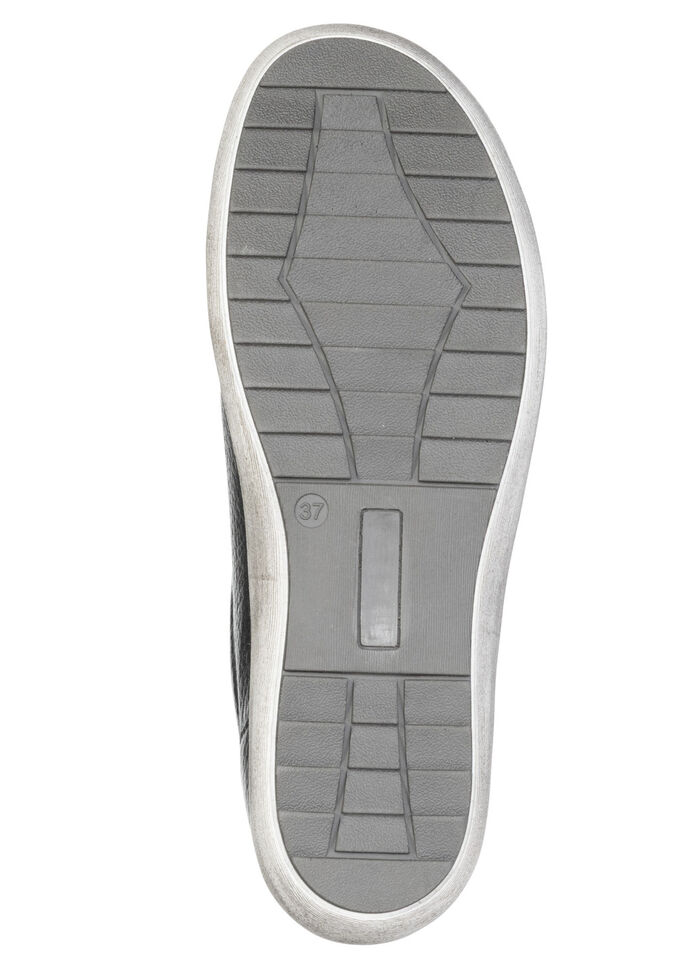 ELENA EDEN, atmungsaktive Damen-Sneaker, Weite H, mit herausnehmbarem Fußbett SCHWARZ