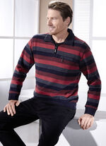 Troyer mit Strickkragen 