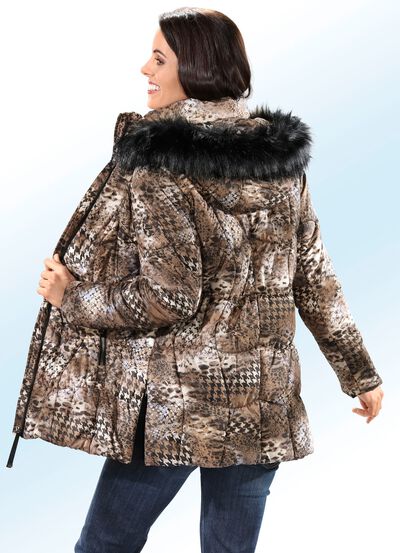 Jacke mit au&szlig;ergew&ouml;hnlichem Dessin 