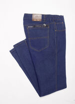 Jeans mit Dehnbundeins&auml;tzen in 3 Farben JEANSBLAU