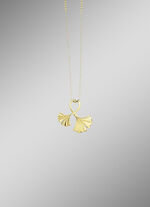 Eleganter Ginkgoblatt-Anh&auml;nger 