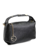 Laurina Tasche aus genarbtem Kalb-Nappaleder SCHWARZ