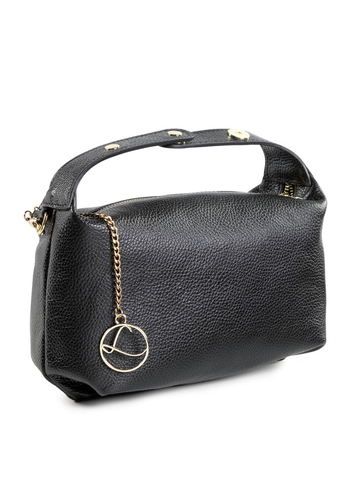 Laurina Tasche aus genarbtem Kalb-Nappaleder SCHWARZ