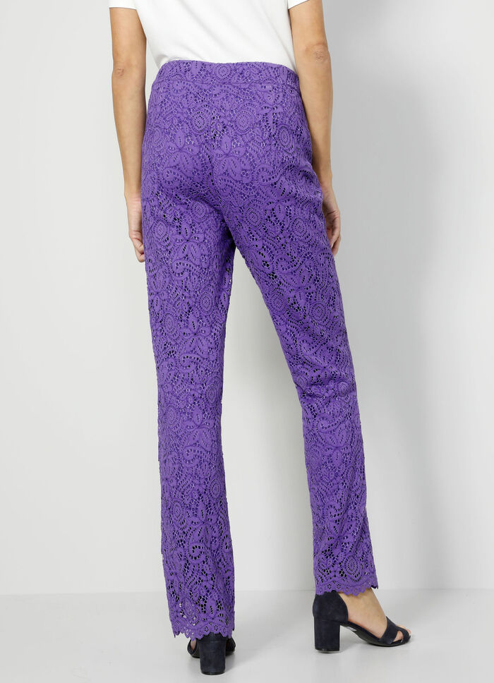 Hose aus floraler Spitze 
