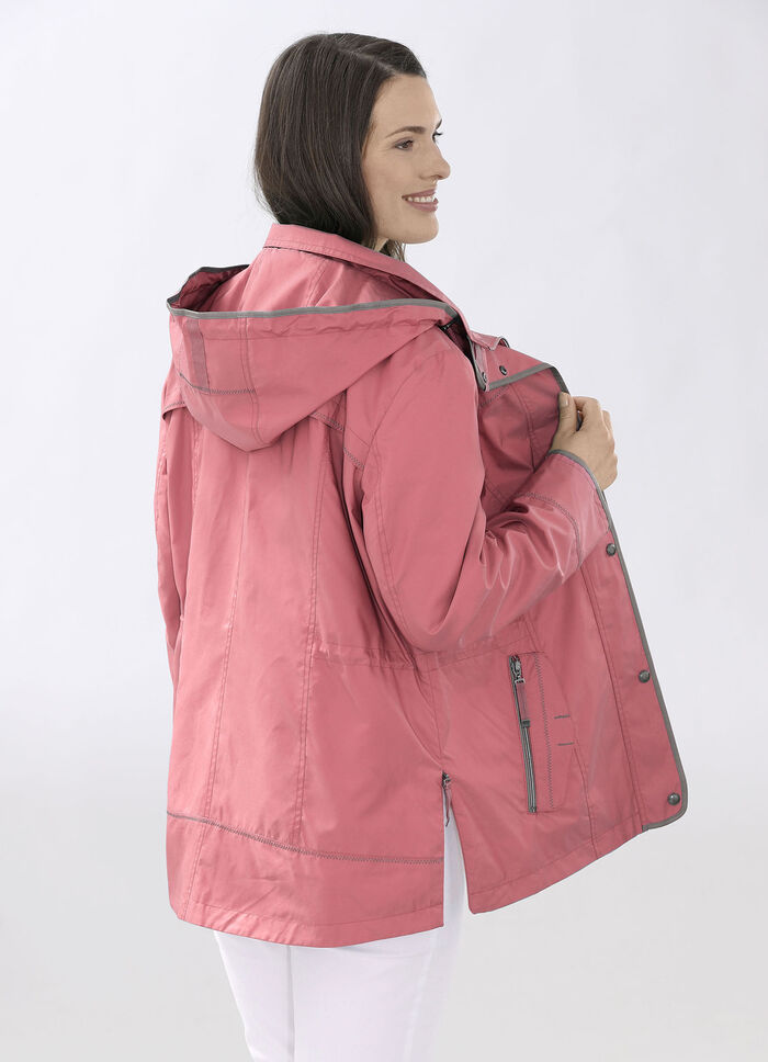 Funktionsjacke mit Reißverschluss an den Seitenschlitzen MELONE