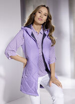 Longweste mit 2-Wege-Reißverschluss 