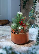 Pflanzschale aus  Metall 