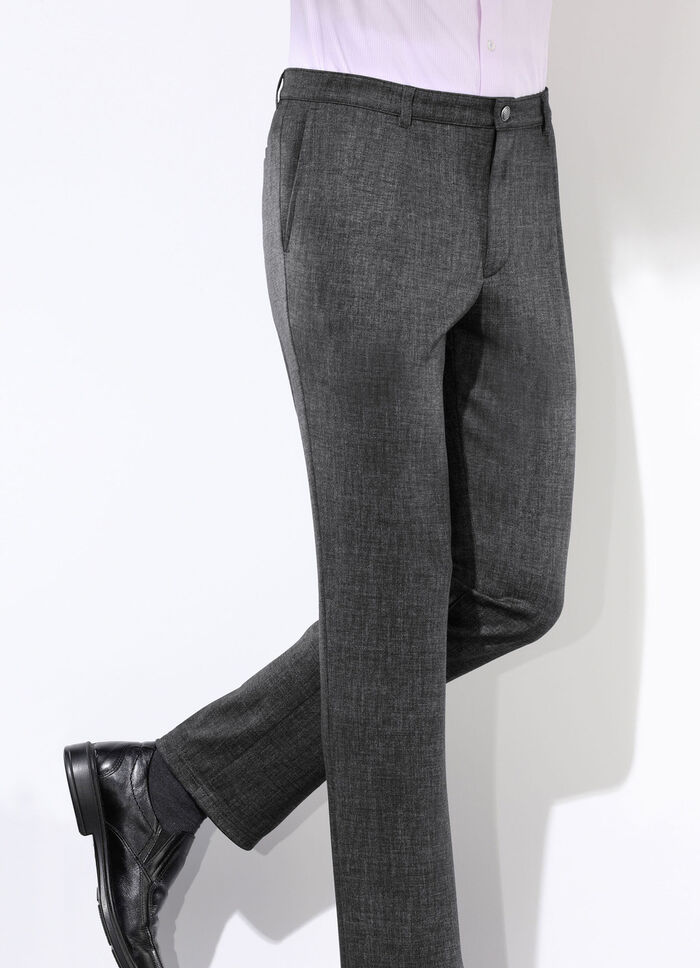  "Klaus Modelle"-Hose in 4 Farben ANTHRAZIT MELIERT