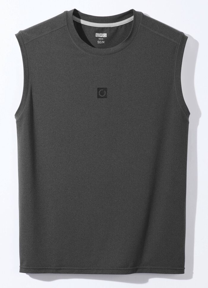 Achselshirt von &bdquo;LPO&ldquo; in 3 Farben DUNKELGRAU MELIERT