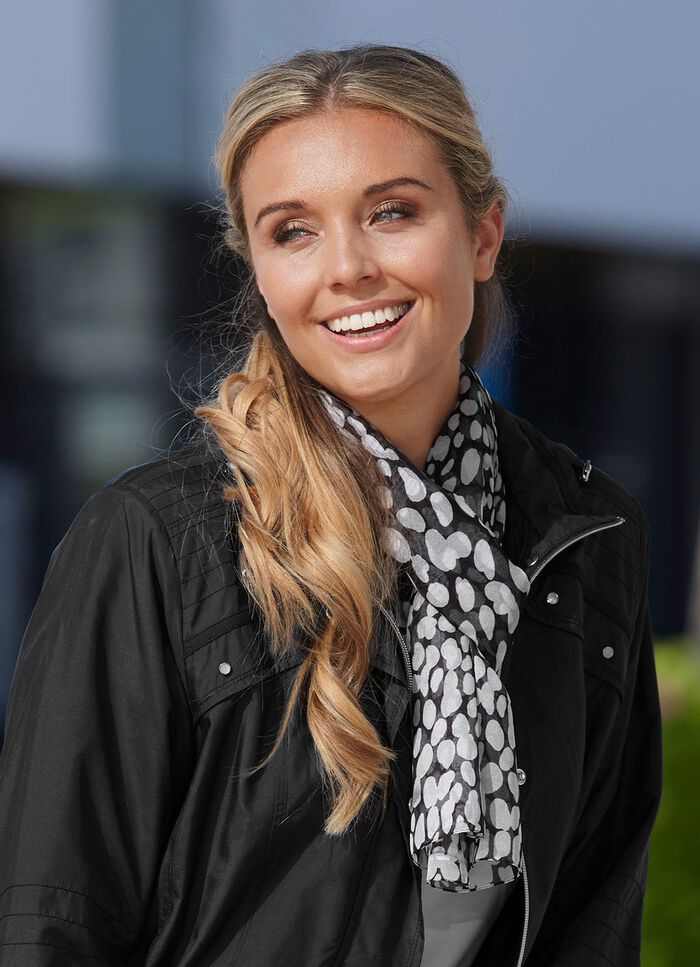 Schal mit Fantasiedessin 