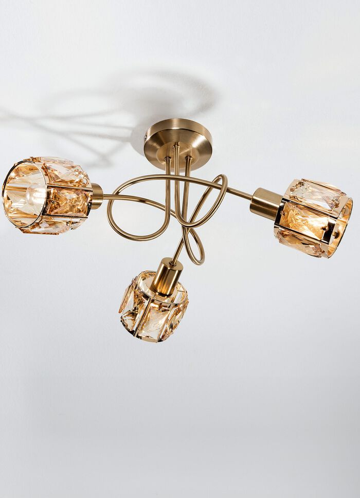 LED-Deckenleuchte aus Metall 