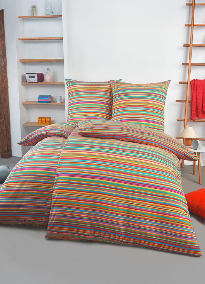 Beidseitig bedruckte Bettw&auml;sche-Garnitur 