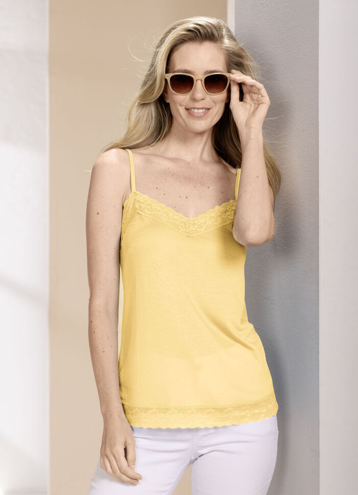 Top mit Spaghettiträger 