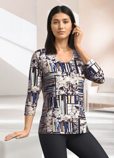 Shirt mit Allover-Druck 