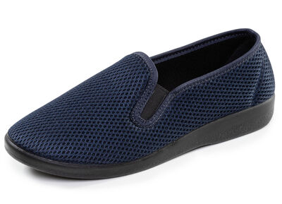 Bequeme Herren-Hausschuhe, Weite H, mit anatomisch geformtem Fu&szlig;bett 