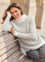 Pullover mit aufwendiger Struktur 