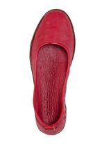 Andrea Conti, klassische Damen-Slipper, mit herausnehmbarem Fu&szlig;bett RUBINROT