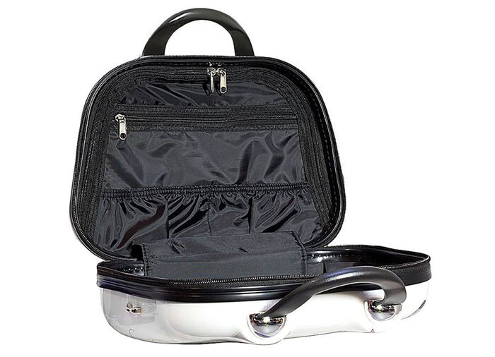 Beautycase Butterfly mit unterteiltem Innenfach 