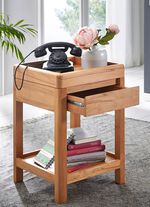 Tisch aus ge&ouml;ltem Massivholz KERNBUCHE