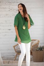 Unifarbene Tunika OLIV