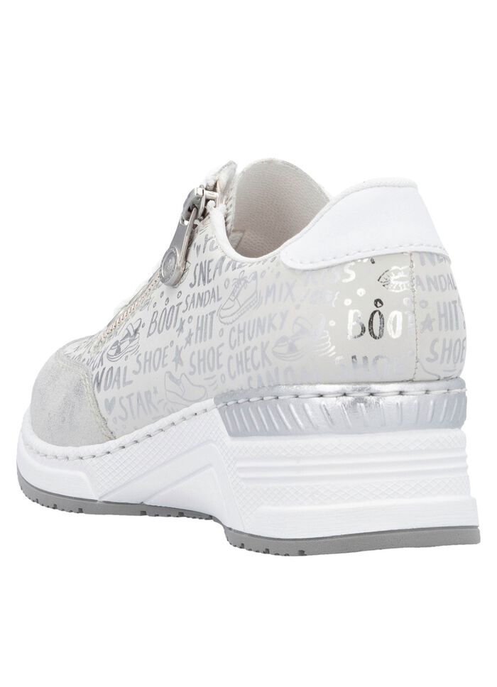 Rieker Schn&uuml;r-Sneaker aus bedrucktem Synthetikmaterial 