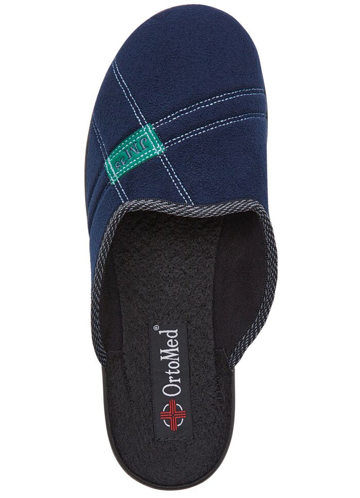 Zweierpack Pantoffeln mit angenehmer Polsterung BLAU+SCHWARZ