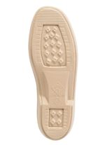 Slipper aus elastischem Strickmaterial mit Schn&uuml;rung 